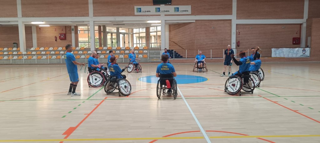 Partido amistoso disputado durante las jornadas dedicadas al deporte y la inclusión.